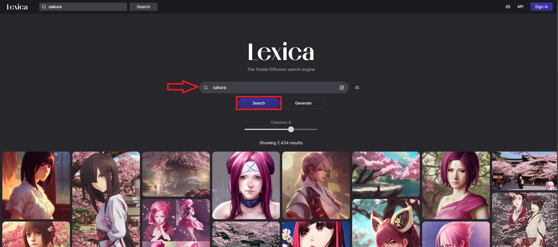 Web tạo ảnh AI