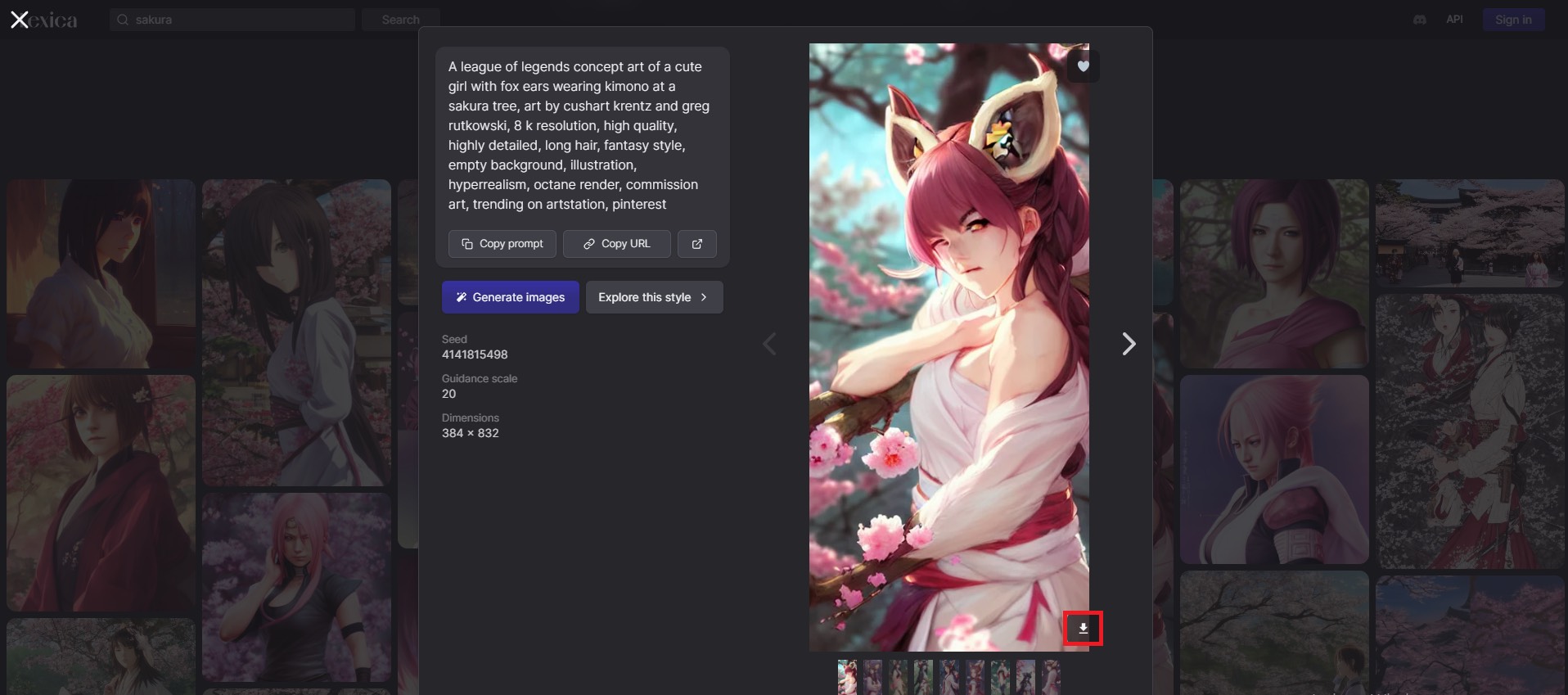 Web tạo ảnh AI