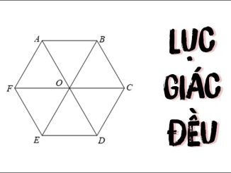 diện tích hình lục giác đều