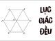 diện tích hình lục giác đều