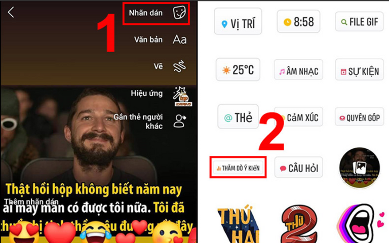 cách trả lời câu hỏi trên story facebook