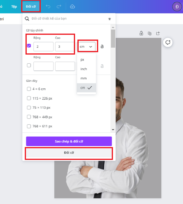 chỉnh kích thước ảnh 4x6 online