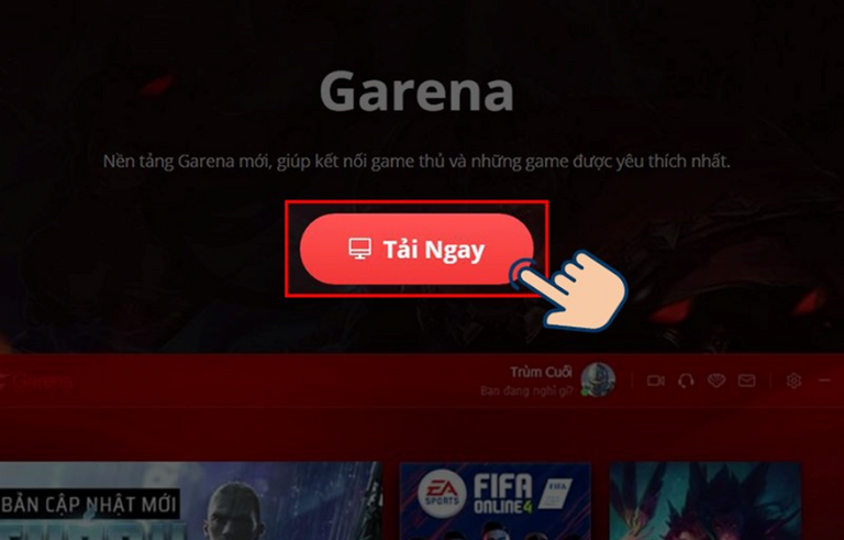 garena không thể tải những file cần thiết