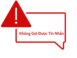 tại sao lại không gửi được tin nhắn