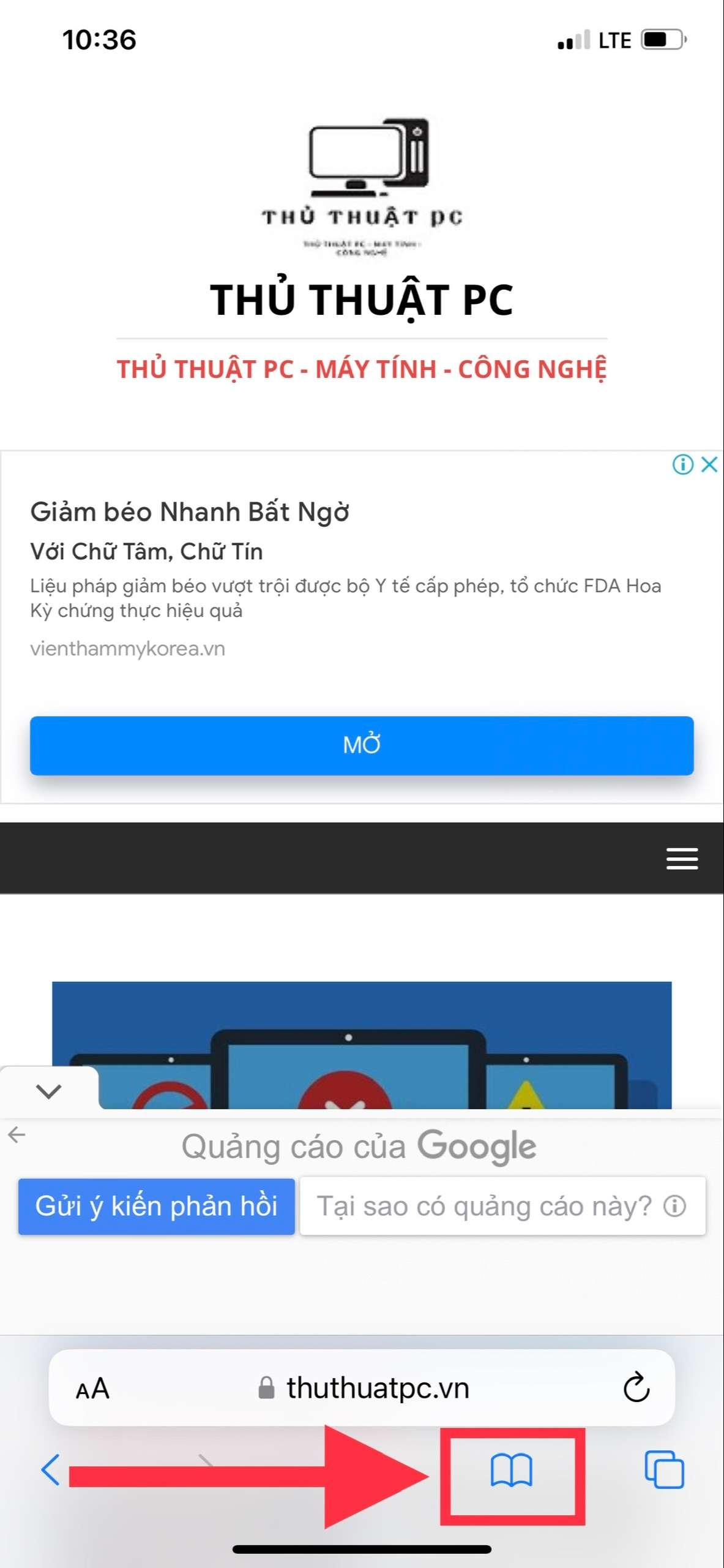 xóa lịch sử Safari