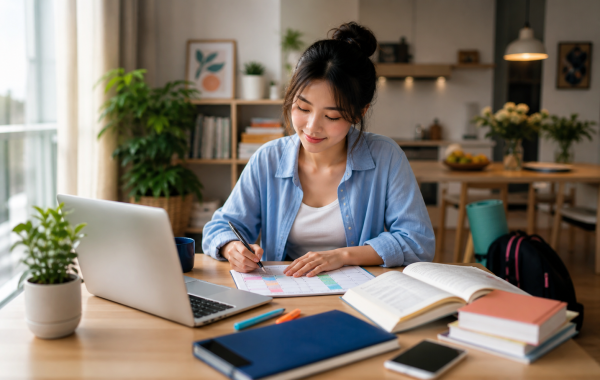 người trẻ cân bằng học tập công việc và cuộc sống cá nhân